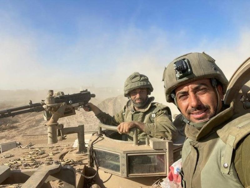 תמונה של דיווח מתוך עזה - מחלקת הטנ"א של גדוד סופה הנמצא בלחימה משתפת ומחזקת את הלוחמים